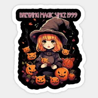 Witchy Girl 1999 Sticker